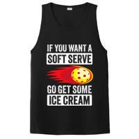 Pickleball Soft Serve Ice Cream Funny Pickleball PosiCharge Competitor Tank