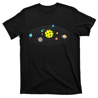 Pickleball Solar System T-Shirt