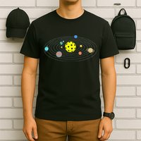 Pickleball Solar System T-Shirt