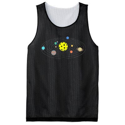 Pickleball Solar System Mesh Reversible Basketball Jersey Tank