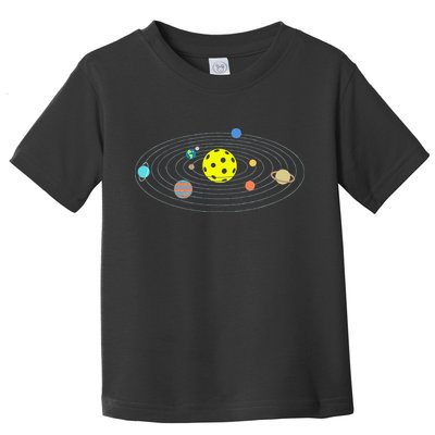 Pickleball Solar System Toddler T-Shirt