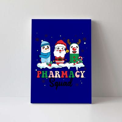 Pharmacy Squad Santa Snow Reindeer Xmas Medicine Pills Gift Canvas