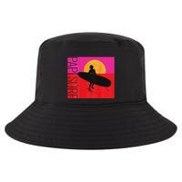 Papi Surf Sunset Surfboard Cool Comfort Performance Bucket Hat