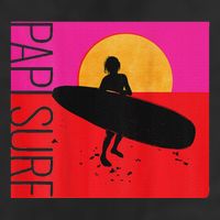 Papi Surf Sunset Surfboard Cool Comfort Performance Bucket Hat