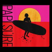 Papi Surf Sunset Surfboard Cooling Performance Crew T-Shirt