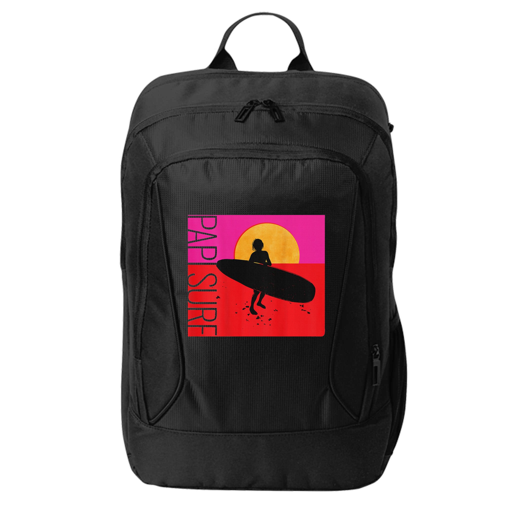Papi Surf Sunset Surfboard City Backpack