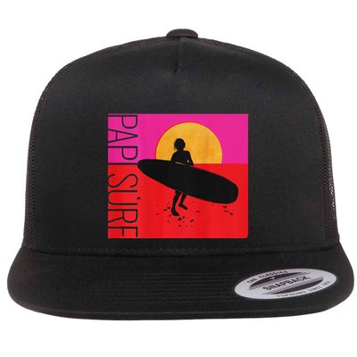 Papi Surf Sunset Surfboard Flatbill Hat