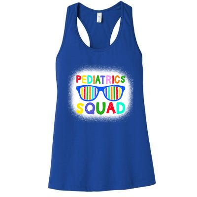 Pediatrics Squad Sunglasses Rn Registered Nurse Nursing Cool Gift Women's Racerback Tank