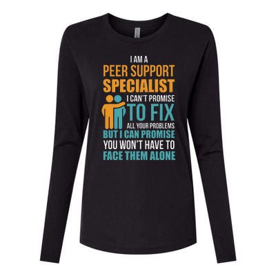 Peer Support Specialist Pss Womens Cotton Relaxed Long Sleeve T-Shirt