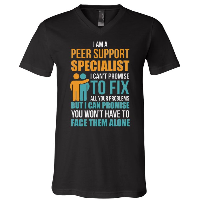 Peer Support Specialist Pss V-Neck T-Shirt