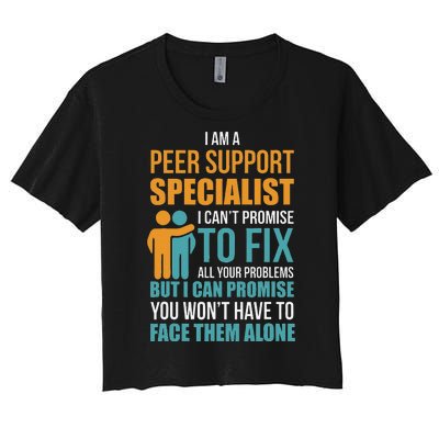 Peer Support Specialist Pss Women's Crop Top Tee