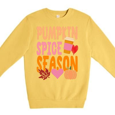 Pumpkin Spice Season Premium Crewneck Sweatshirt