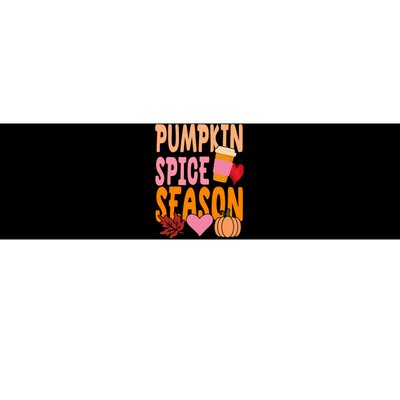 Pumpkin Spice Season Bumper Sticker