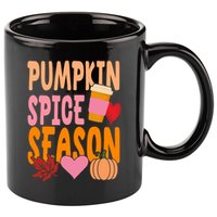 Pumpkin Spice Season 11oz C Handle Ceramic Mug