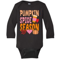 Pumpkin Spice Season Baby Long Sleeve Bodysuit