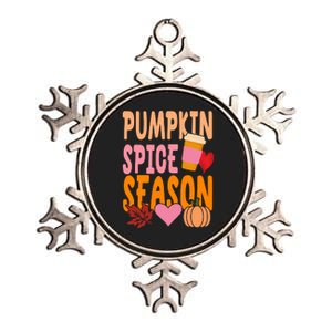 Pumpkin Spice Season Metallic Star Ornament