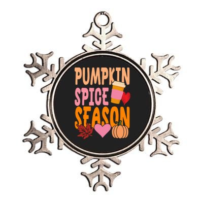 Pumpkin Spice Season Metallic Star Ornament