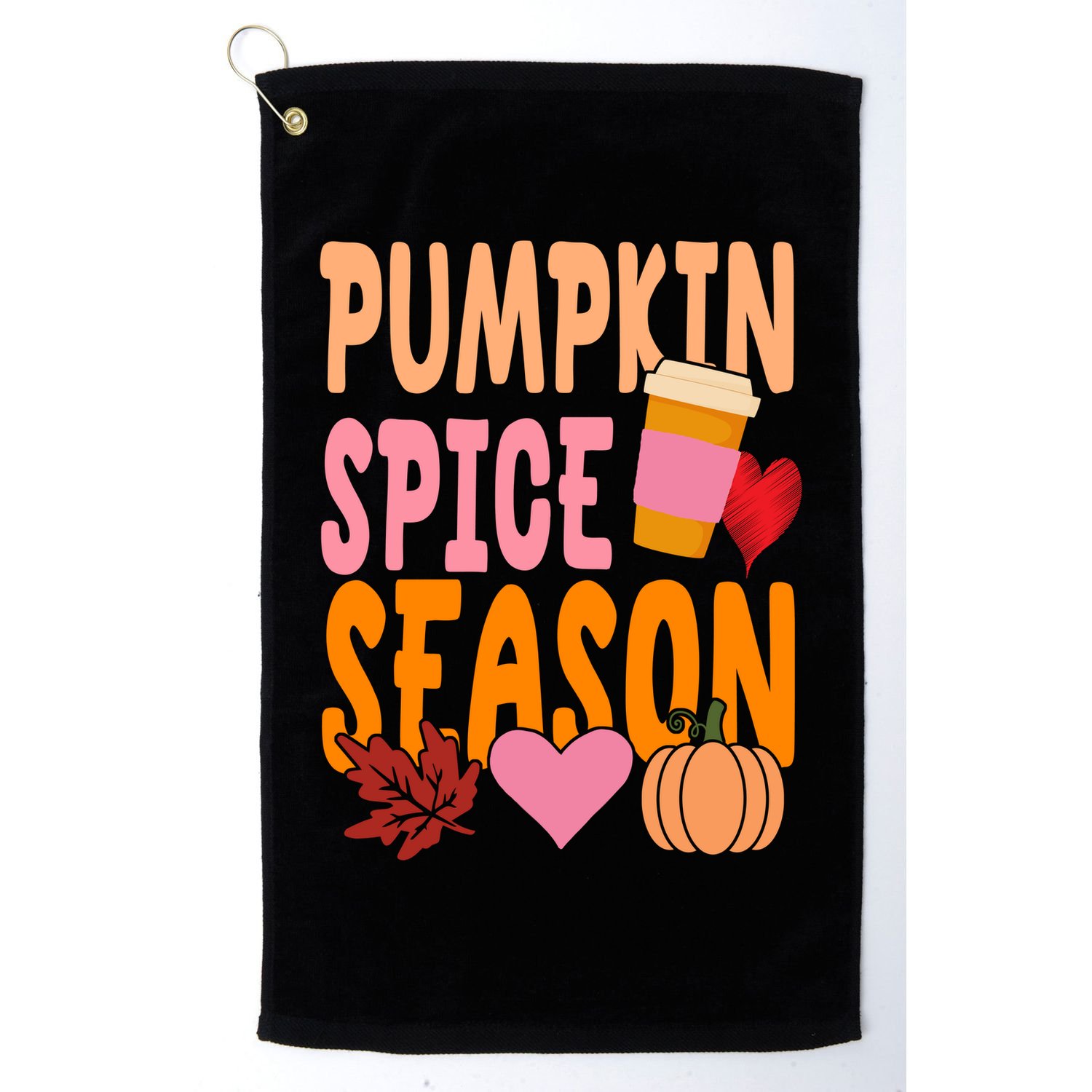 Pumpkin Spice Season Golf Towel