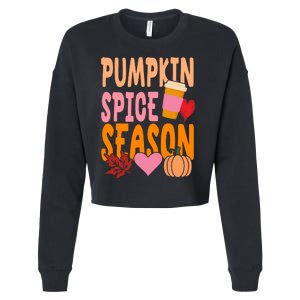 Pumpkin Spice Season Cropped Pullover Crew