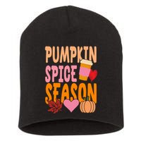 Pumpkin Spice Season Short Acrylic Beanie