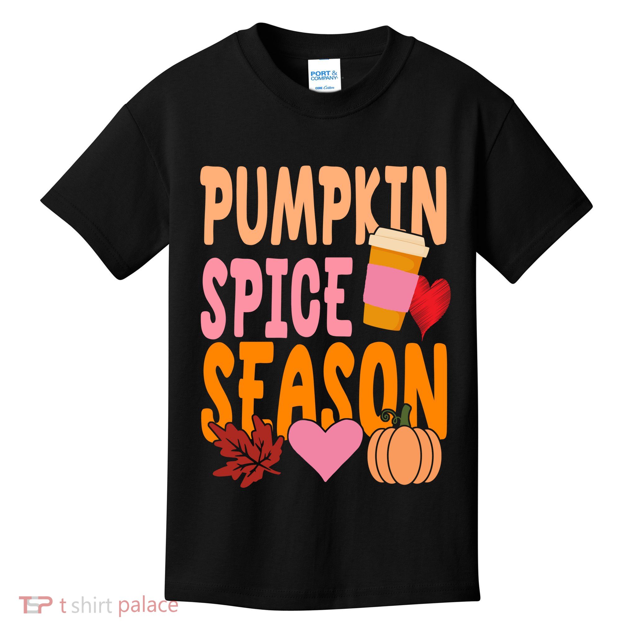 Pumpkin Spice Season Kids T-Shirt