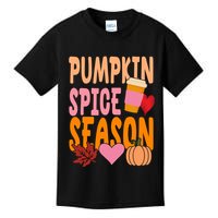 Pumpkin Spice Season Kids T-Shirt