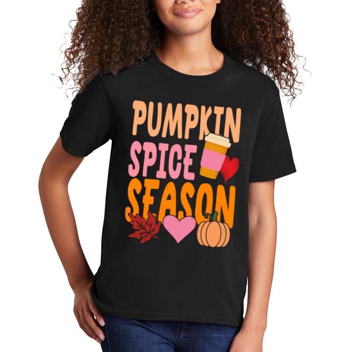 Pumpkin Spice Season Kids T-Shirt
