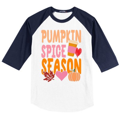 Pumpkin Spice Season Baseball Sleeve Shirt