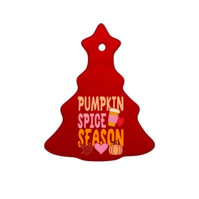 Pumpkin Spice Season Ceramic Tree Ornament