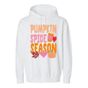 Pumpkin Spice Season Garment-Dyed Fleece Hoodie