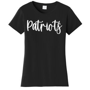 Patriots School Spirit Team Mascot Game Night Women's T-Shirt