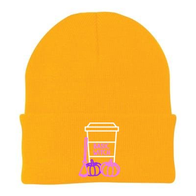 Pumpkin Spice Season Coffee Addict Basic Witch Meaningful Gift Knit Cap Winter Beanie