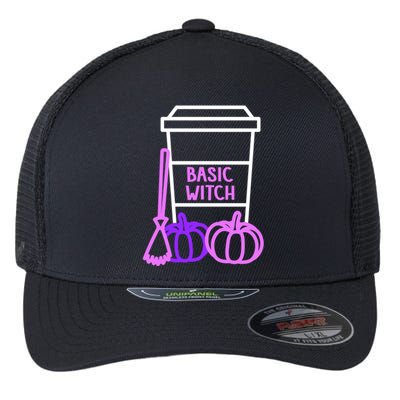 Pumpkin Spice Season Coffee Addict Basic Witch Meaningful Gift Flexfit Unipanel Trucker Cap