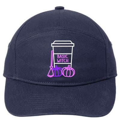 Pumpkin Spice Season Coffee Addict Basic Witch Meaningful Gift 7-Panel Snapback Hat