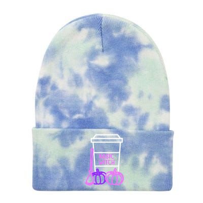 Pumpkin Spice Season Coffee Addict Basic Witch Meaningful Gift Tie Dye 12in Knit Beanie