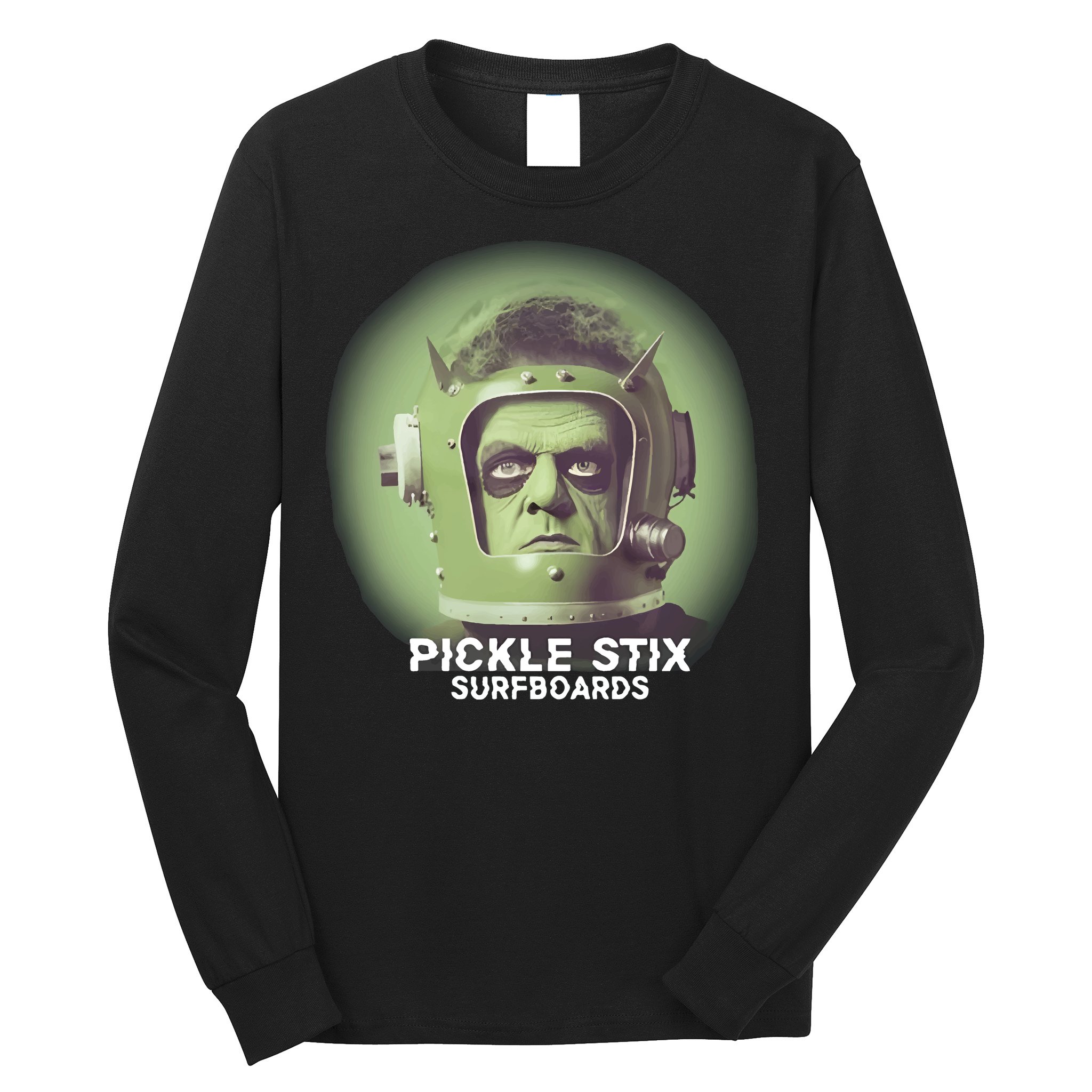 Pickle Stix Surfboards Spaceman Long Sleeve Shirt