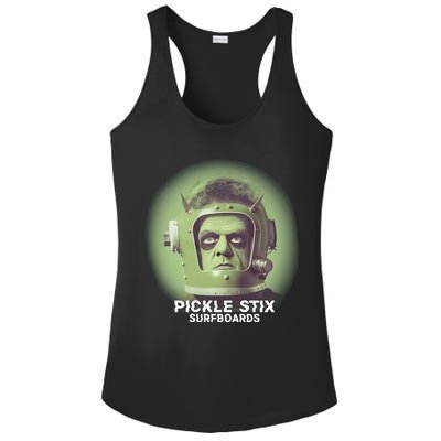 Pickle Stix Surfboards Spaceman Ladies PosiCharge Competitor Racerback Tank