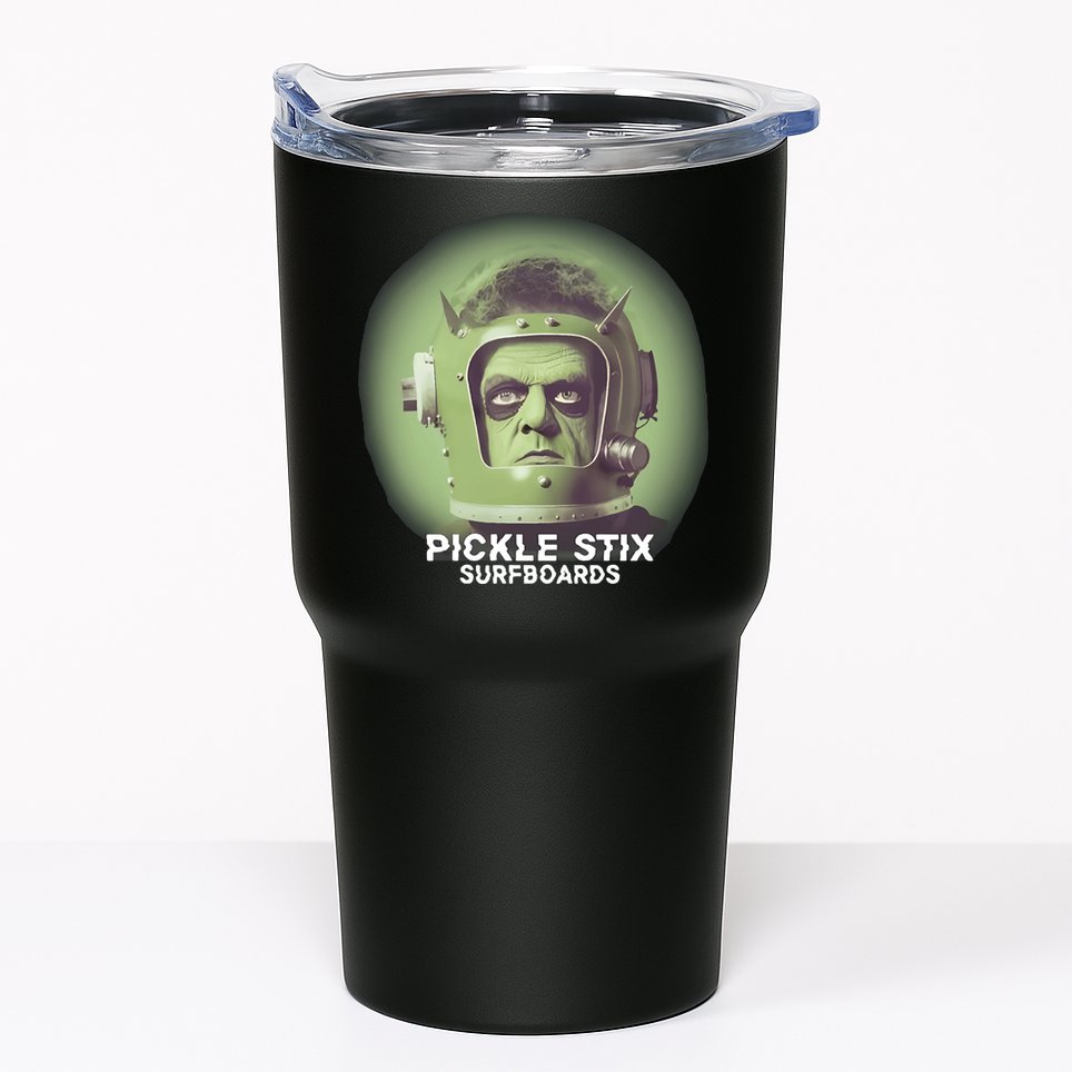 Pickle Stix Surfboards Spaceman Tumbler