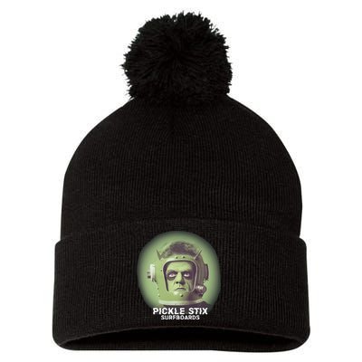 Pickle Stix Surfboards Spaceman Pom Pom 12in Knit Beanie