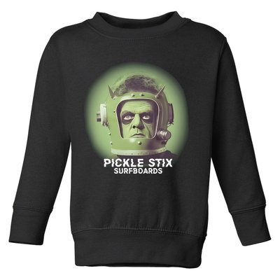 Pickle Stix Surfboards Spaceman Toddler Sweatshirt
