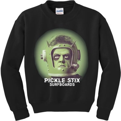 Pickle Stix Surfboards Spaceman Kids Sweatshirt