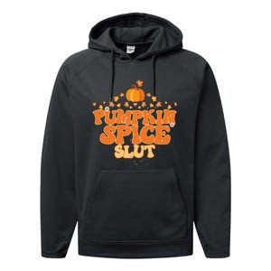 Pumpkin Spice Slut Fall Halloween Thanksgiving Performance Fleece Hoodie