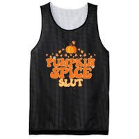 Pumpkin Spice Slut Fall Halloween Thanksgiving Mesh Reversible Basketball Jersey Tank