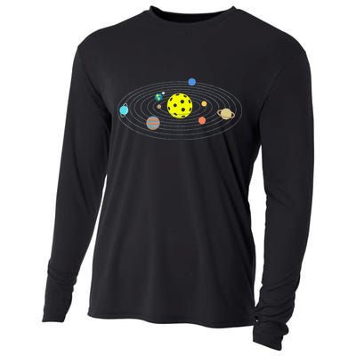 Pickleball Solar System Cooling Performance Long Sleeve Crew