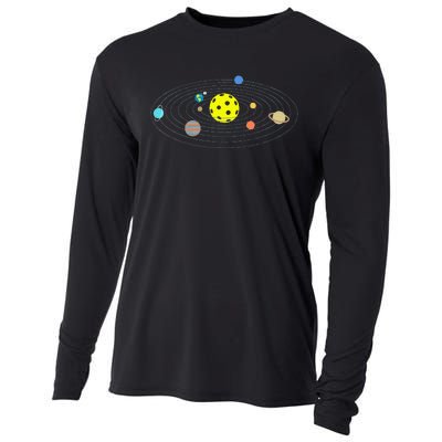 Pickleball Solar System Cooling Performance Long Sleeve Crew