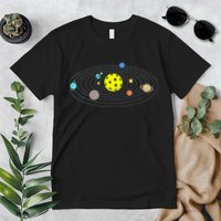 Pickleball Solar System Premium T-Shirt