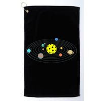 Pickleball Solar System Golf Towel