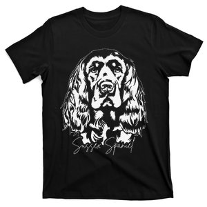 Proud Sussex Spaniel Mom Dog Portrait Sussex Spaniel Dog T-Shirt