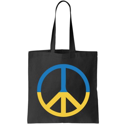 Peace Sign Stand With Ukraine Supporting Ukrainians Bag