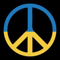 Peace Sign Stand With Ukraine Supporting Ukrainians Wool Snapback Cap